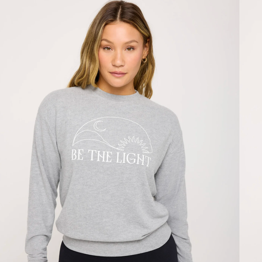 BE the LIGHT Relaxed Savasana Sweater