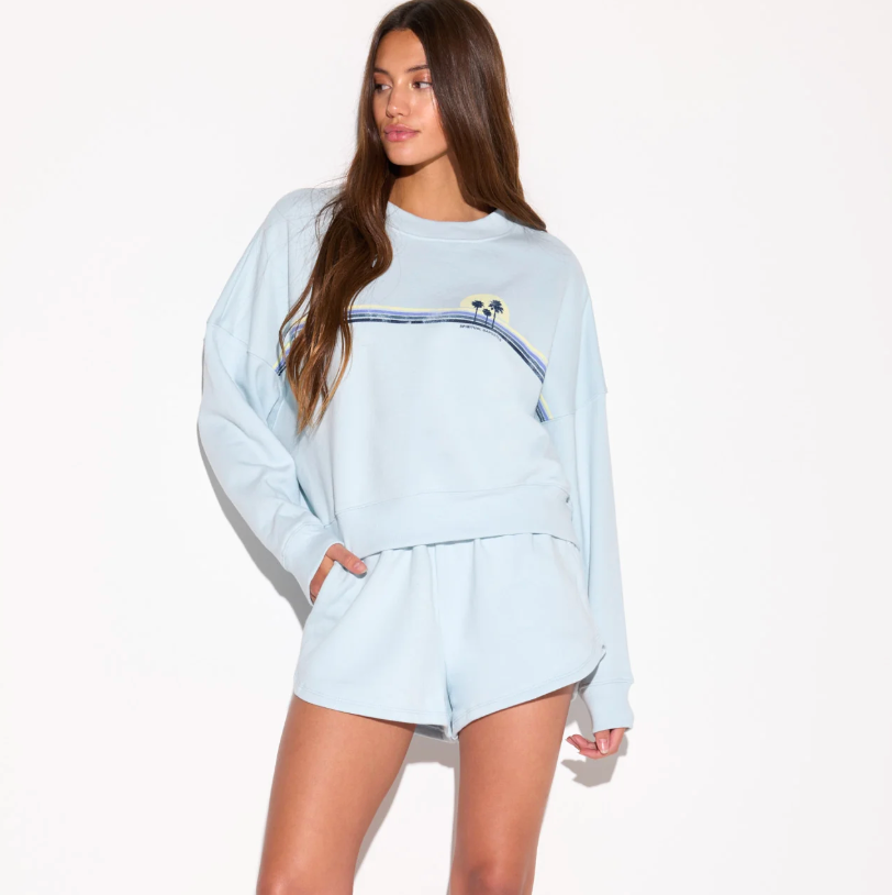 Sunset Stripe Crew Neck von Spiritual Gangster