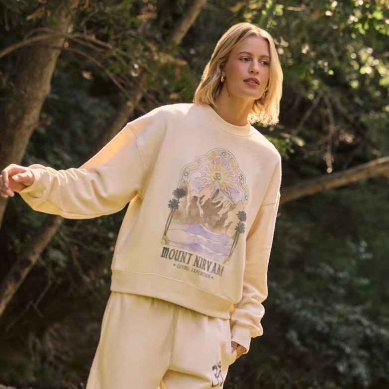 Mount Nirvana La Brea Crew Pullover