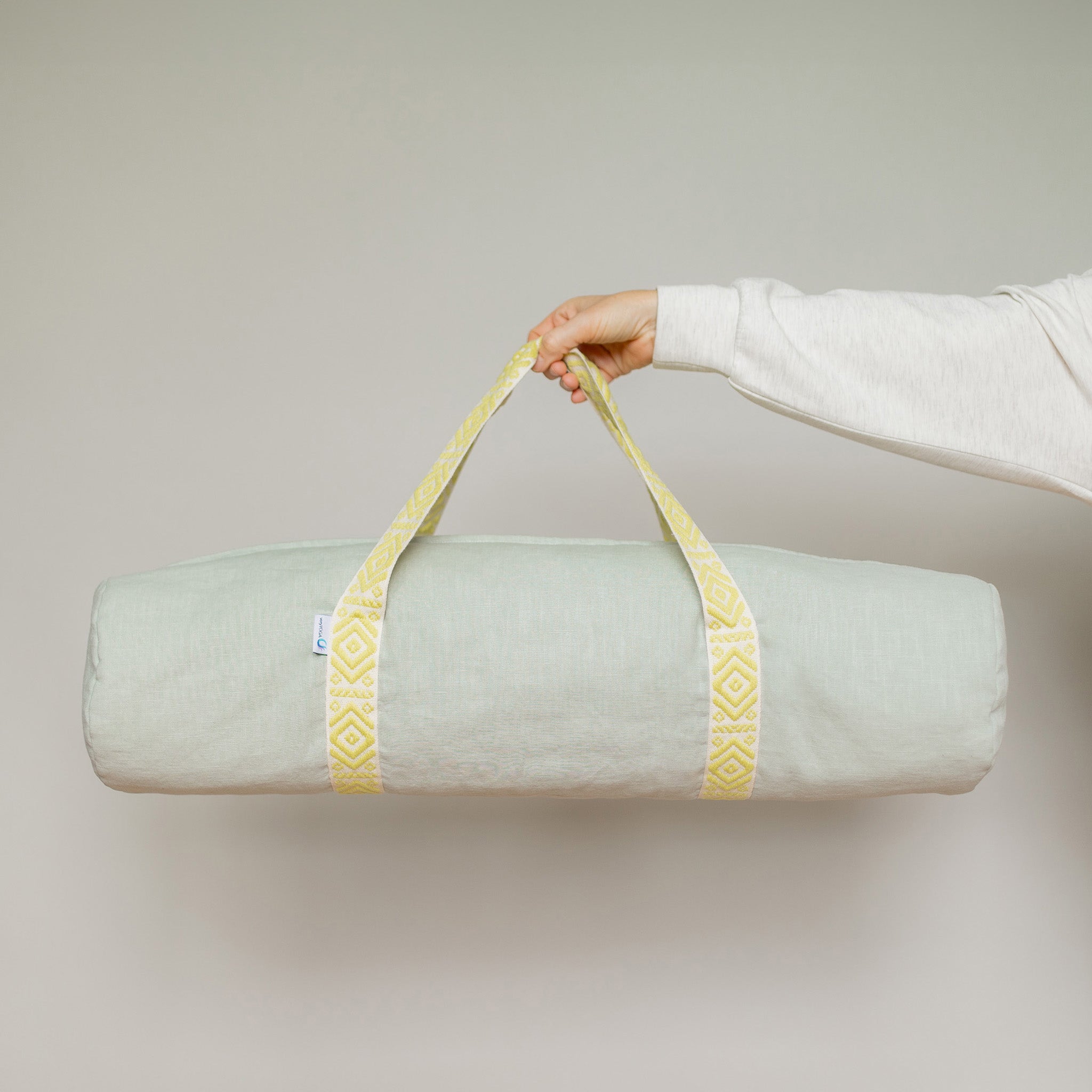 Yogamattentasche aus Leinen by veryYOGA