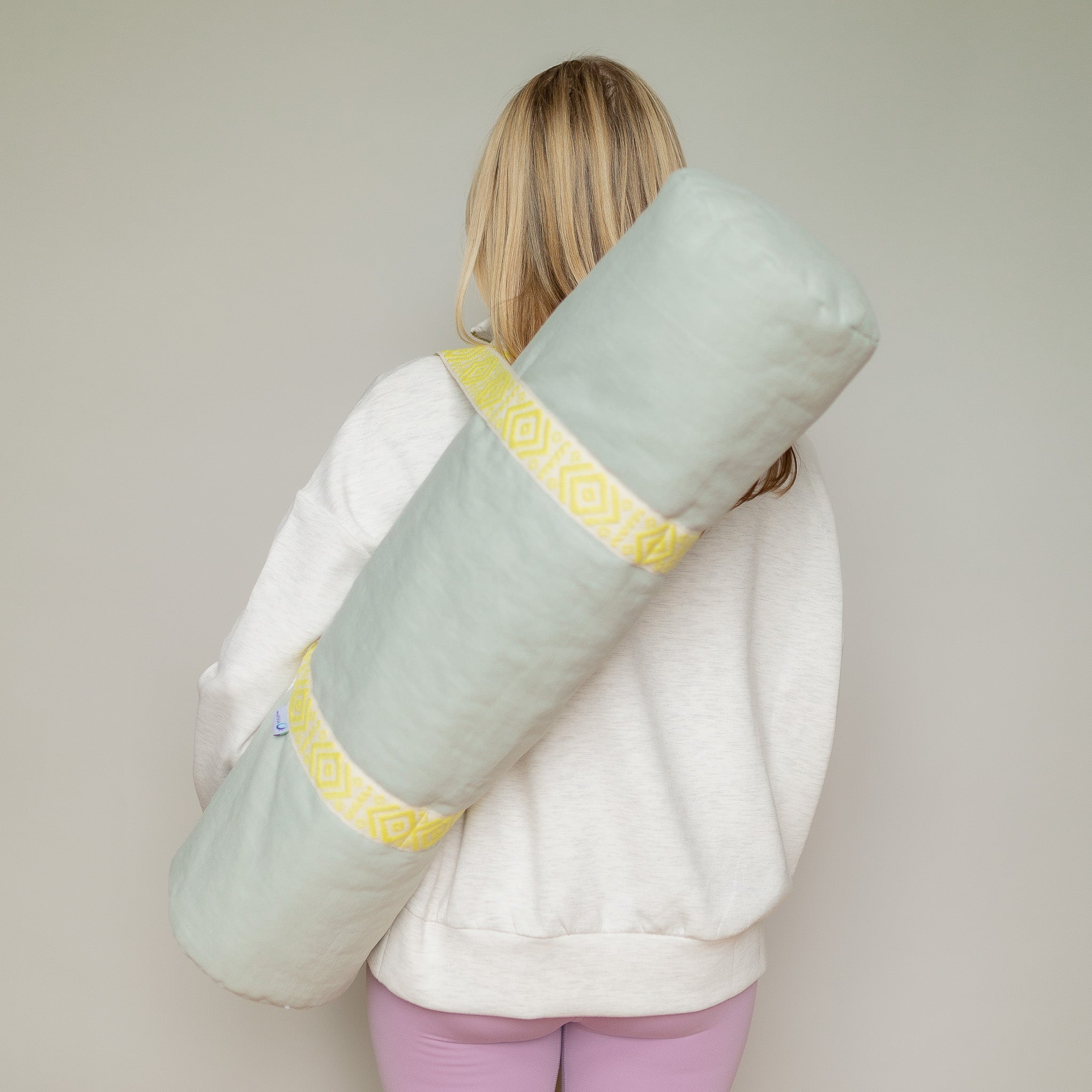 Yogamattentasche aus Leinen by veryYOGA