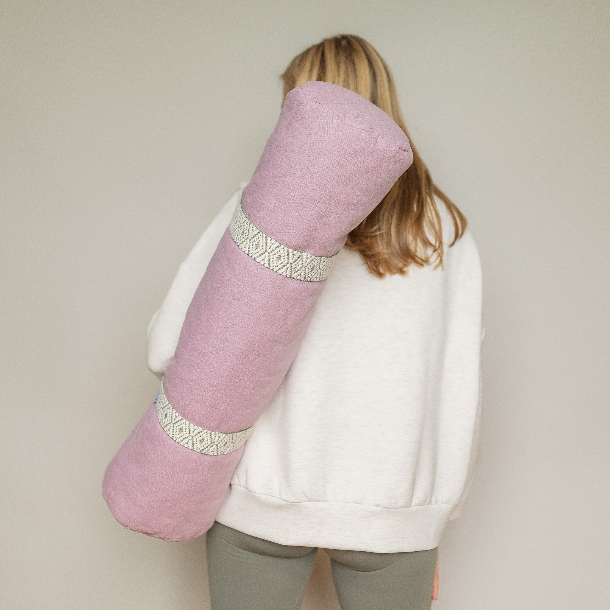 Yogamattentasche aus Leinen by veryYOGA