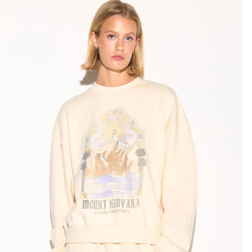 Mount Nirvana La Brea Crew Pullover