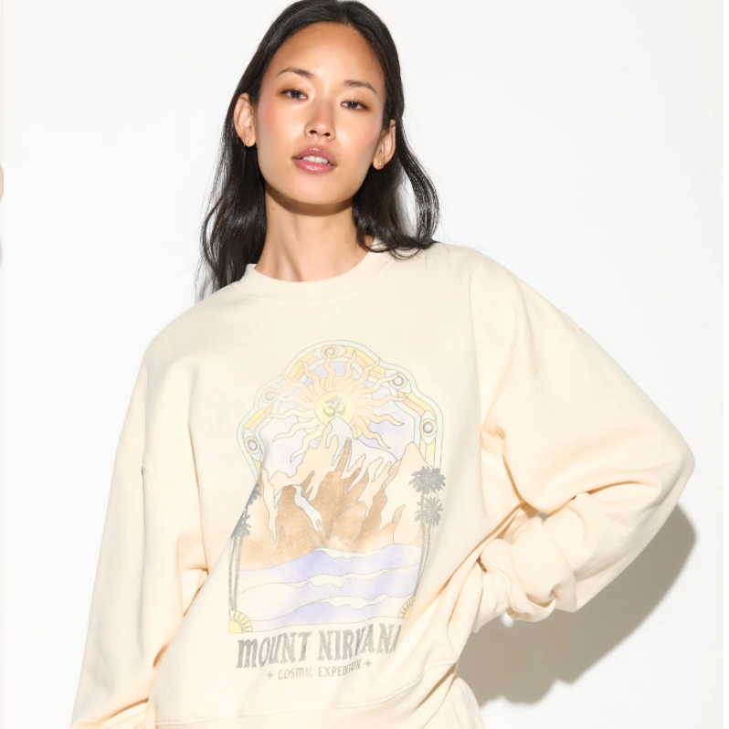 Mount Nirvana La Brea Crew Pullover