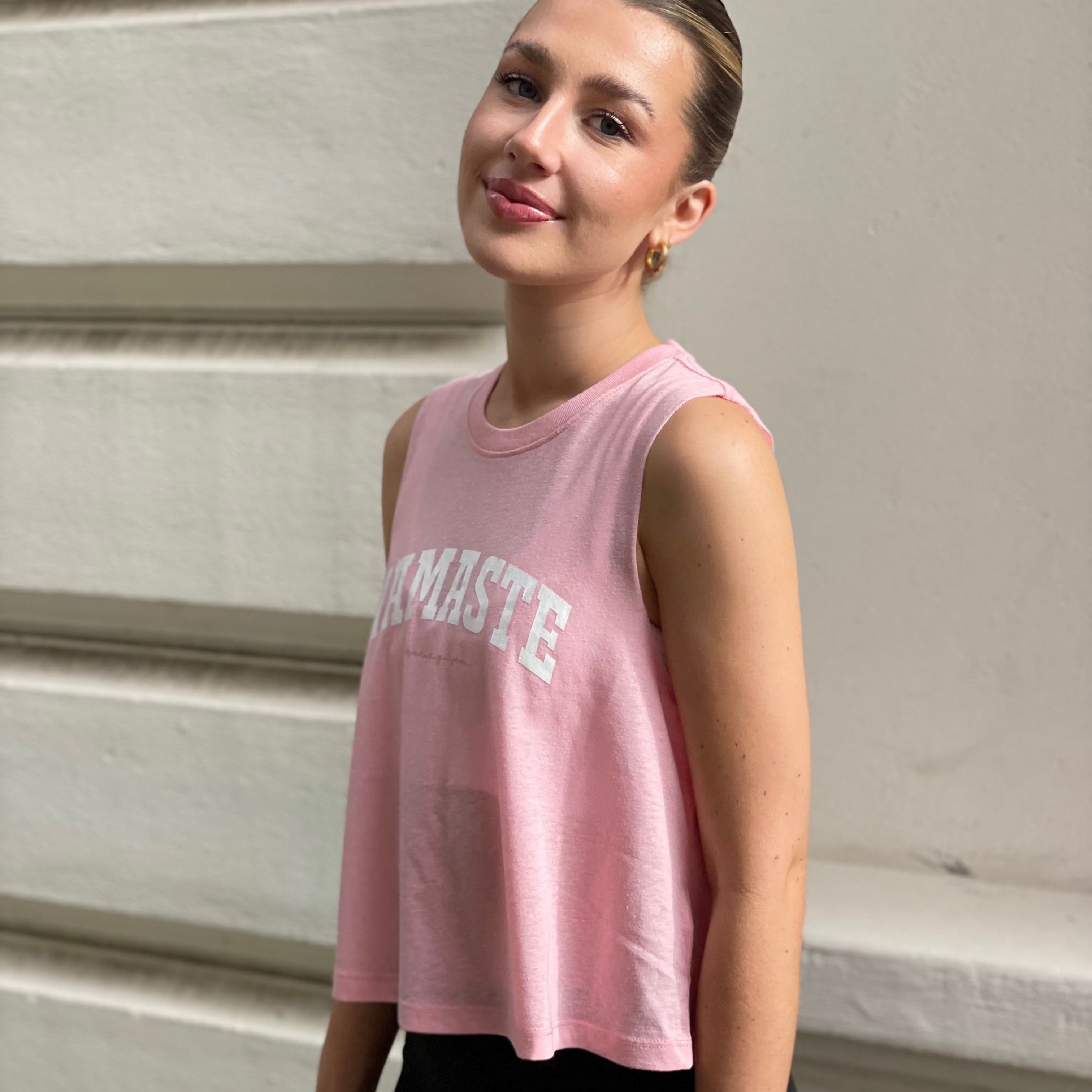 NAMASTE Top Spiritual Gangster - Pink